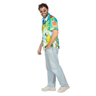 Hawaii blouse - Papegaai - Heren