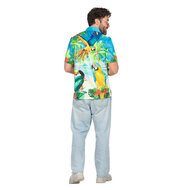 Hawaii blouse - Papegaai - Heren