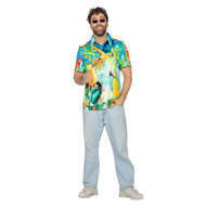 Hawaii blouse - Papegaai - Heren