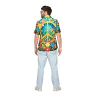 Hippie Blouse - Peace En Bloemen - Heren