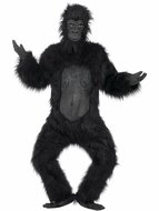 Luxe Gorilla - Dieren Kostuum - Zwart - Heren