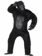 Luxe Gorilla - Dieren Kostuum - Zwart - Heren