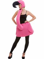 Roze Flamingo - Dieren Kostuum - Volwassenen