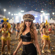  Luxe Bonte Pet Panter - Met Steentjes - Volwassenen