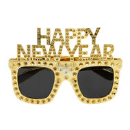 Partybril Bling Bling - Happy New Year - Goud