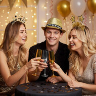 Hoed Sparkling - Happy New Year - Goud
