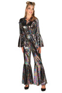 Catsuit Dazzling Star Zilver - Jaren 80 &amp; 90 - Dames