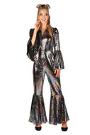 Catsuit Dazzling Star Zilver - Jaren 80 &amp; 90 - Dames