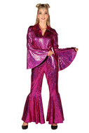 Catsuit Dazzling Star Roze - Jaren 80 &amp; 90 - Da