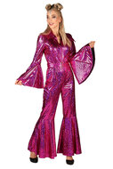 Catsuit Dazzling Star Roze - Jaren 80 &amp; 90 - Da