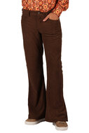 Hippie Flared Ribcord Broek Bruin - Flower Power Jaren 60 &amp; 70 - Heren