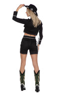 Cowgirl Koeienprint Kostuum - Zwart-Wit - Dames