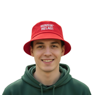 Huusse Helau Buckethat - Zwaonestad  - Huissen - Rood-Wit