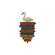 Embleem Huusse - Strijkembleem - Kroegentocht