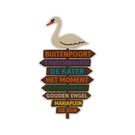Embleem Huusse - Strijkembleem - Kroegentocht
