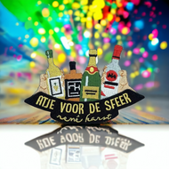 Embleem Huusse - Strijkembleem - Adje Voor De Sfeer