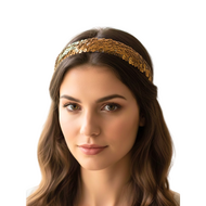Pailletten Haarband - Goud