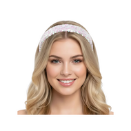 Pailletten Haarband - Parelmoer