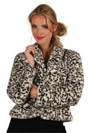 Bontjasje Sneeuwpanter - Zachte Pluche Jas - Dames