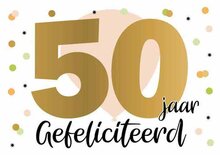 Wenskaart - Daisy 50 jaar