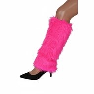 Beenwarmers roze bont