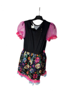 Tweedehands- Mexicaans Jurkje- Maat 164- Roze