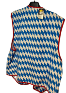 Tweedekans- Oktoberfest - Vest Maat 52- Blauw-Wit