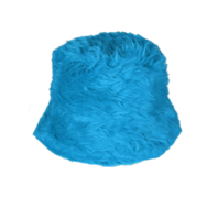 Bucket Hat Pluche - Turquoise - Volwassenen