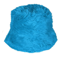Bucket Hat Pluche - Turquoise - Volwassenen