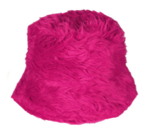 Bucket Hat Pluche - Roze - Volwassenen