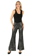 Damesbroek Snakeskin - Zilver - Wijde Pijp - Jaren 80 &amp; 90 Disco