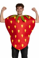 Aardbei Kostuum Rood - Volwassenen