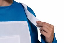 Smurf Kostuum Blauw-Wit - Heren