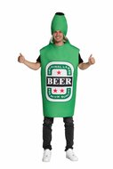 Bierfles Kostuum - Groen - Volwassenen - Onesize