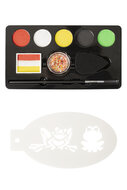 Schminkset Oeteldonk &ndash; Rood Wit Geel - Carnaval  