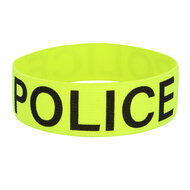 Armband - Politie - Neon Geel 