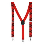 Accessoireset Lieveheersbeestje 3-delig - Bril - Bretel - Strikje