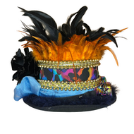 luxe hoge hoed - panterprint - led - volwassenen - 1001