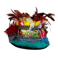 Luxe Hoge Hoed - Joker Oeteldonk - Led - Volwassenen - 1010