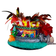 Luxe Hoge Hoed - Joker Oeteldonk - Led - Volwassenen - 1010