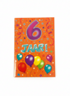 Verjaardagskaart - That Funny Age - 6 jaar - met Envelop