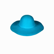 Hippie Flaphoed &ndash; Turquoise &ndash; Jaren &rsquo;70