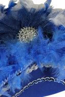 Piratenhoed Driesteek - Premium Class - Blauw - Volwassenen