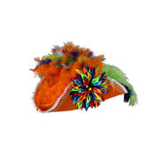 Piratenhoed Driesteek - Premium Class - Oranje - Volwassenen