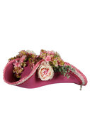 Piratenhoed Driesteek - Premium Class - Roze  - Volwassenen