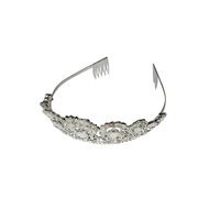 Luxe Diadeem Eleonora - Zilver - Volwassenen