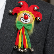 Clownbroche - Koko - Rood-Geel-Groen