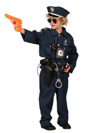 Politie Kostuum Kinderen - Blauw Verkleedpak met Accessoires