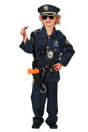 Politie Kostuum Kinderen - Blauw Verkleedpak met Accessoires