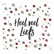 Wenskaart - Heel Veel Liefs - Met Envelop
